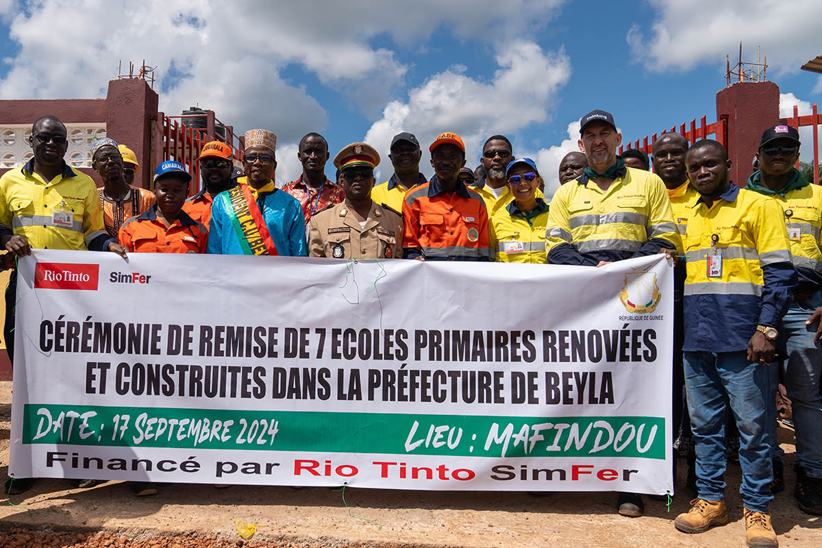 SimFer inaugure sept écoles primaires dans la préfecture de Beyla