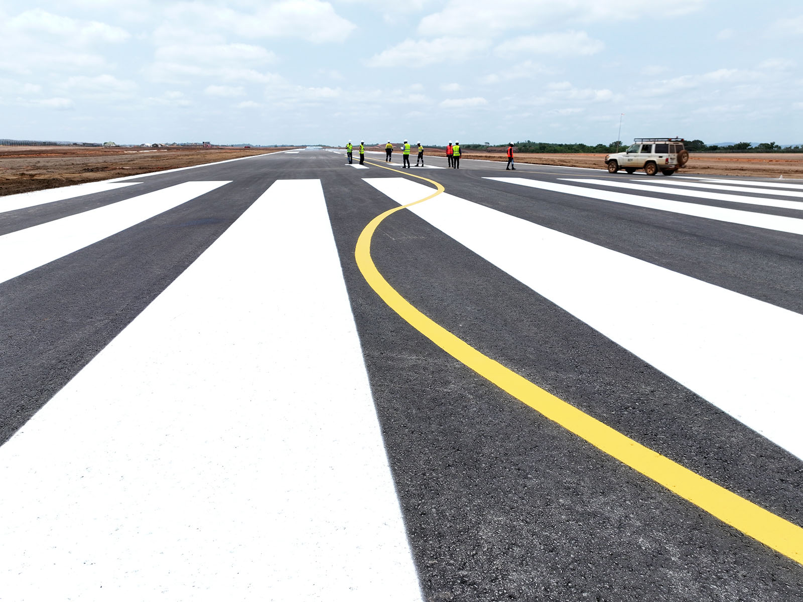 SimFer achève la construction de la piste d'atterrissage de l'aéroport de Beyla